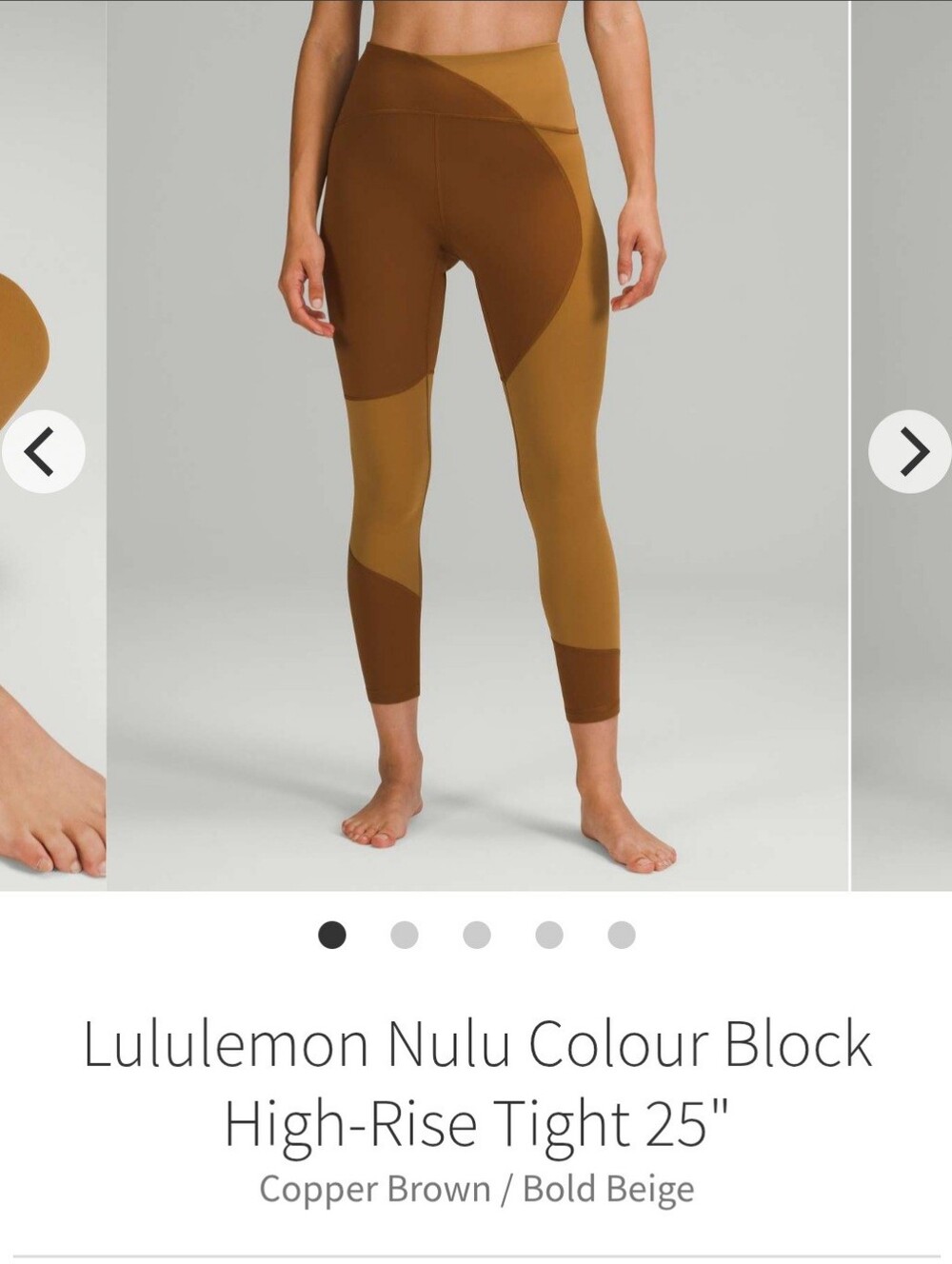 Lululemon Nulu Colorblock HR